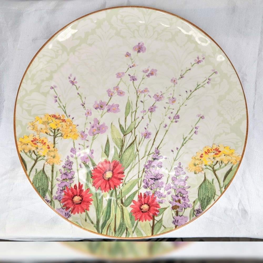Pier One Botanical Garden Dinner Plate